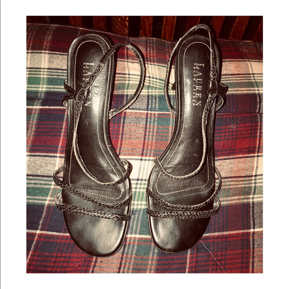 Ralph Lauren 2 inch heels.